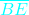 \textcolor{cyan}{\overline{BE}}