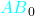 \textcolor{cyan}{AB}_0