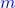 \textcolor{blue}{m}