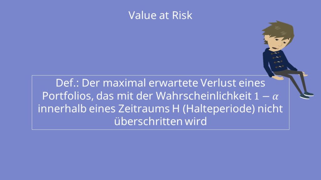 Konfidenzniveau, Marktpreisrisiko, Value at Risk