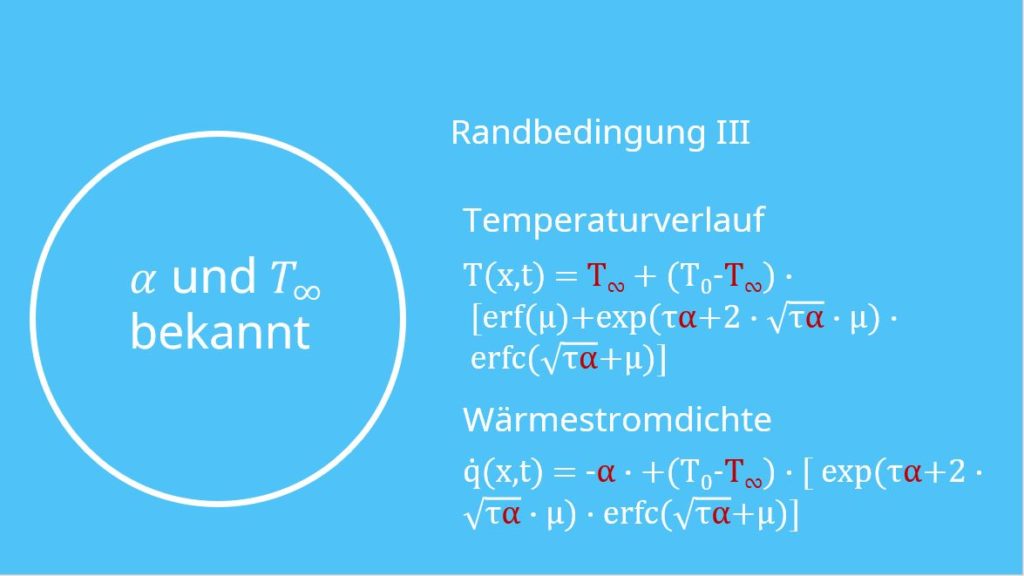 Instationäre Wärmeleitung, Biot-Zahl, Fourier-Zahl