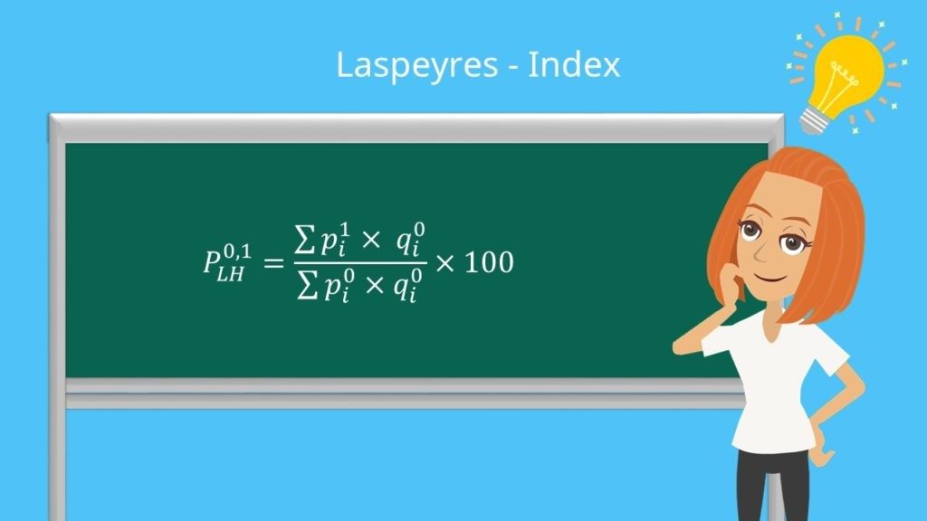 Formel zur Berechnung des Laspeyres Index