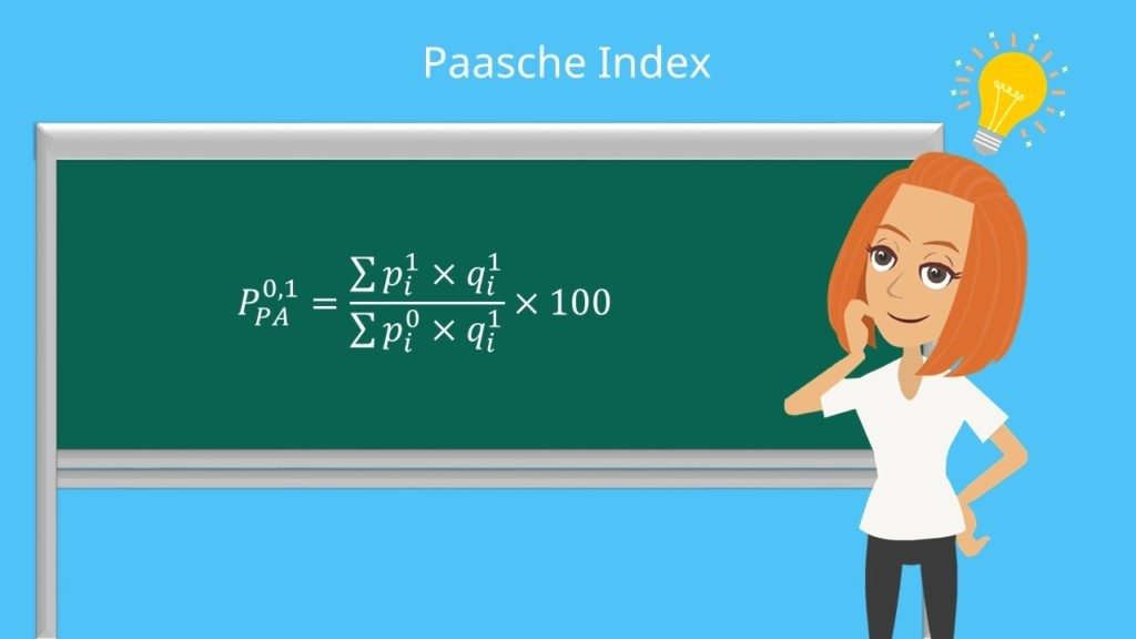 Formel zur Berechnung des Paasche Index