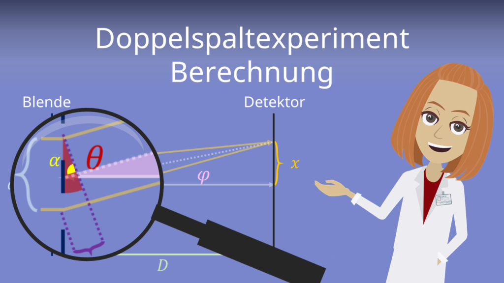 Zum Video: Doppelspaltexperiment Berechnung