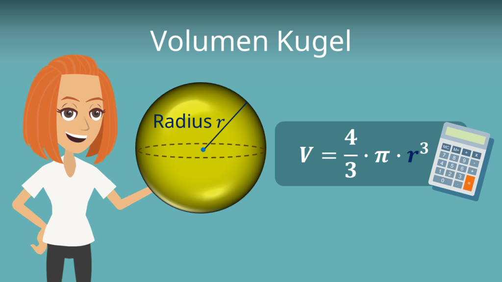 Volumen Kugel, Kugel volumen Formel, Volumen Kugel berechnen