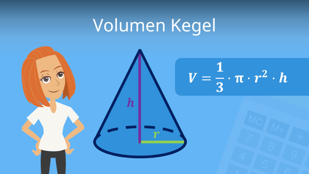 Volumen Kegel, Volumen Kegel berechnen, volumen Kegel Formel