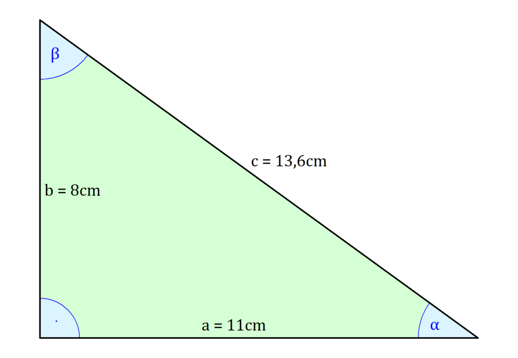 Winkel berechnen rechtwinkliges Dreieck, rechtwinkliges Dreieck Winkel berechnen, Winkelberechnung rechtwinkliges Dreieck