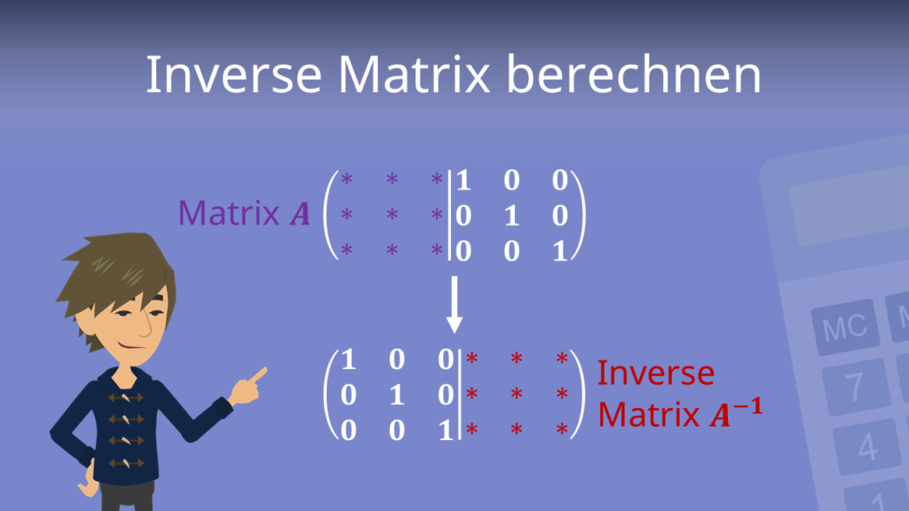 Zum Video: Inversive Matrix berechnen