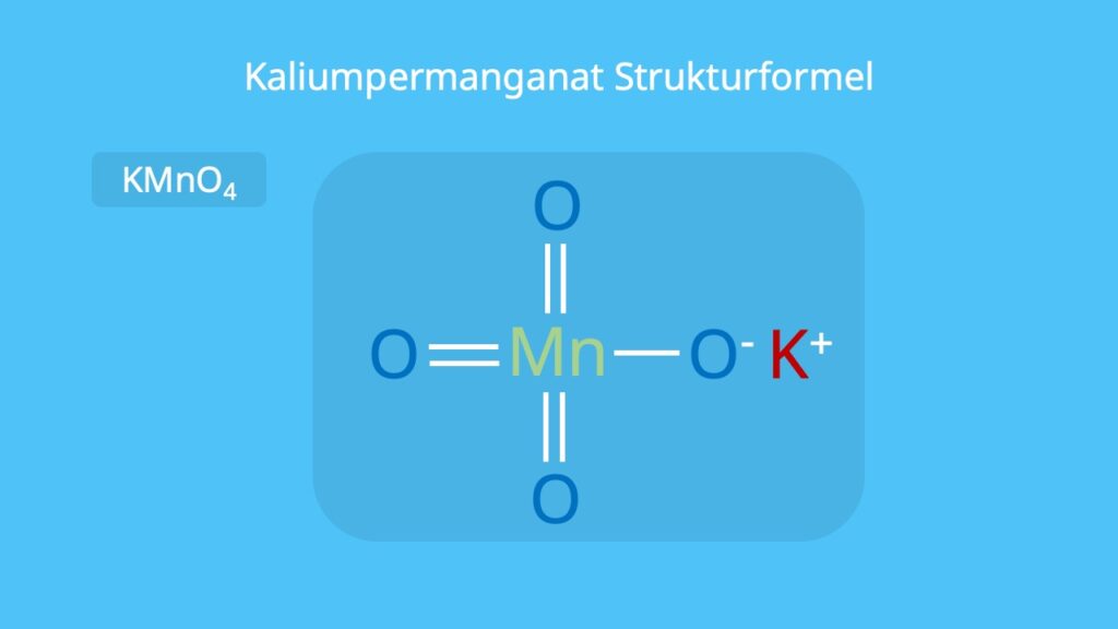 potassium permanganate, KMnO4