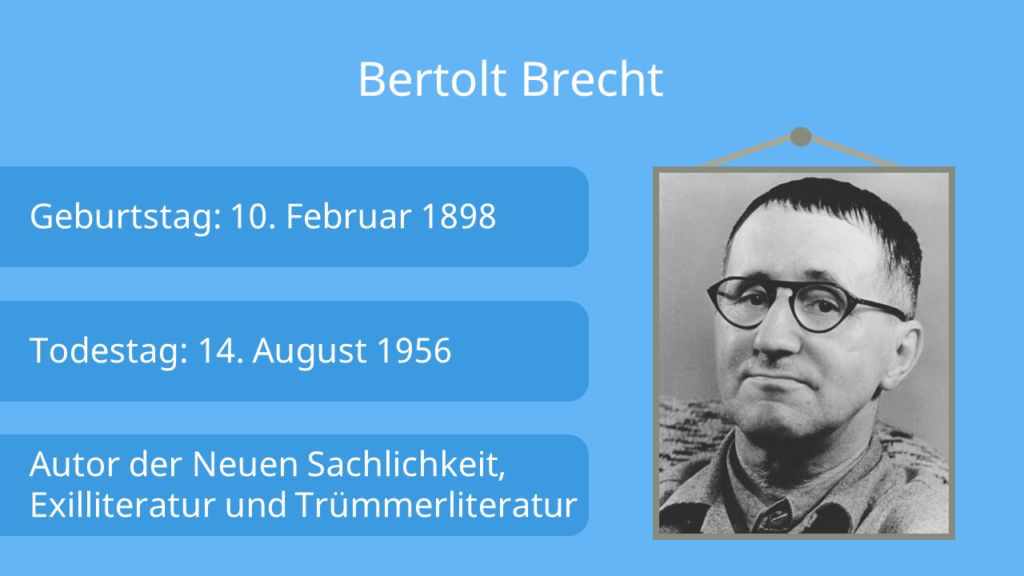 Bertolt Brecht, Bertolt Brecht Biografie, Bert Brecht, Brecht, Berthold Brecht, Bertold Brecht, Bertholt Brecht, Brecht Epoche, Bertolt Brecht Biografie kurz