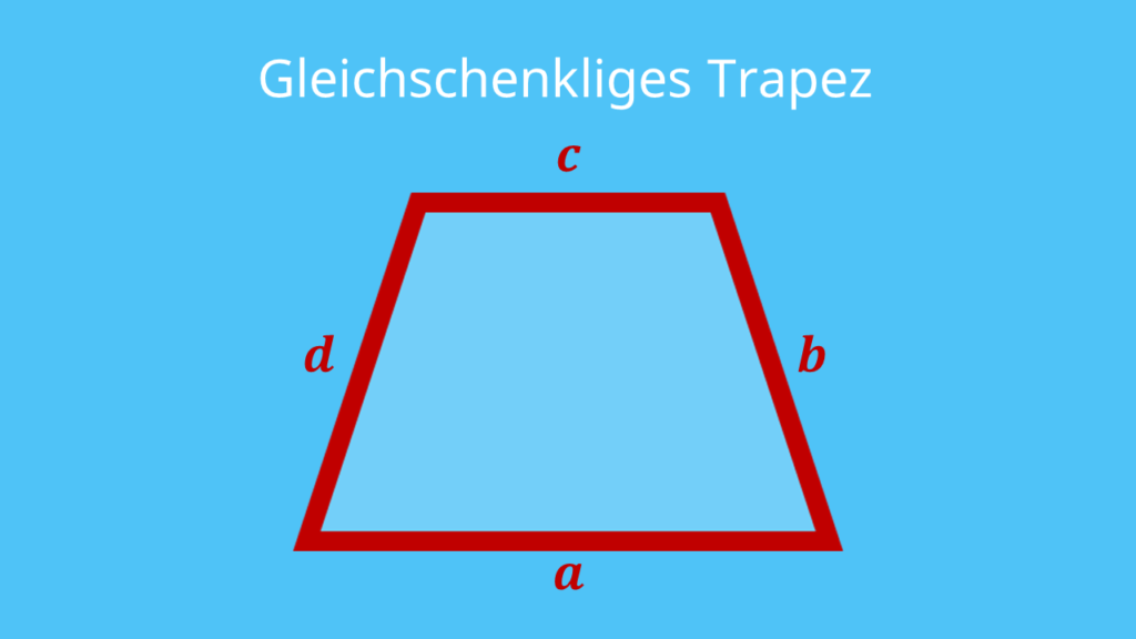  Trapez mit gleich langen Schenkeln, Trapeze, Was ist ein Trapez, Trapezoid, Definition Trapez, Trapez Mathe, Trapez zeichnen, Trapez im Alltag, Trapez Eigenschaften, Formen Trapez, Höhe Trapez, Gleichschenkliges Trapez, rechtwinkliges Trapez