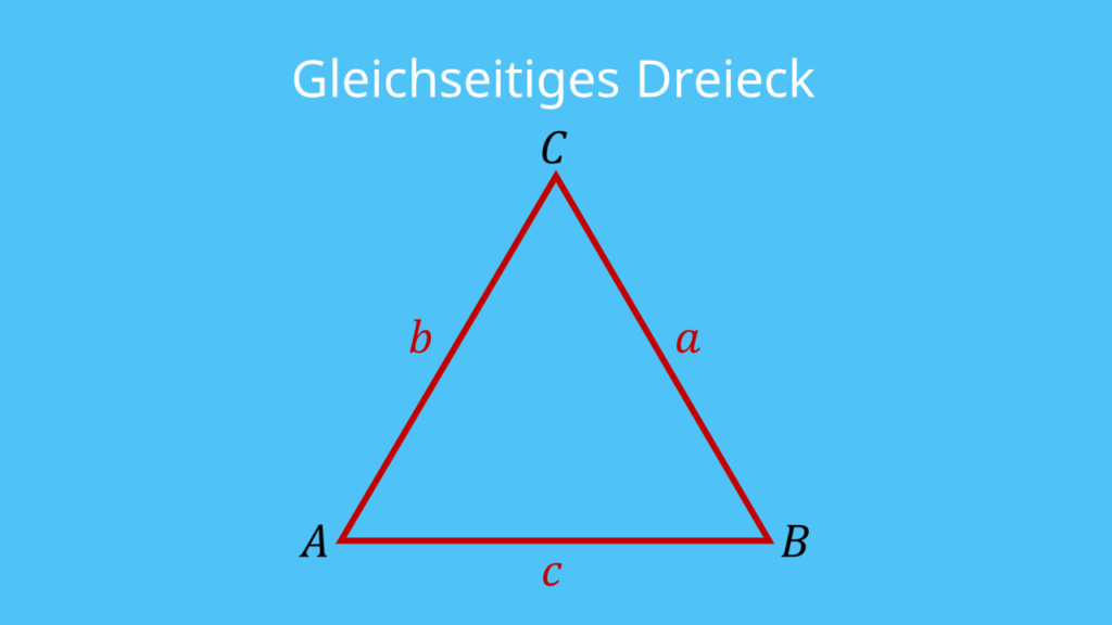 Dreieck mit drei gleich langen Seiten, Dreiecksformen, Arten von Dreiecken, Dreiecke Arten, verschiedene Dreiecke, Dreieckstypen, besondere Dreiecke, Dreieck Formen, alle Dreiecksarten