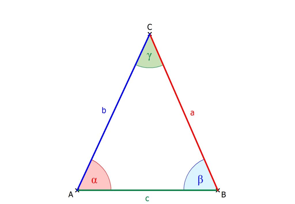 Sinussatz, sinus satz, sinussatz formel, sinussatz umstellen, Dreieck, Ecken, Seiten, Winkel