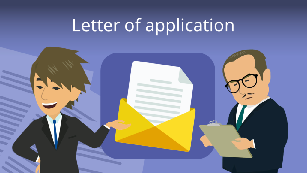 Zum Video: Letter of application