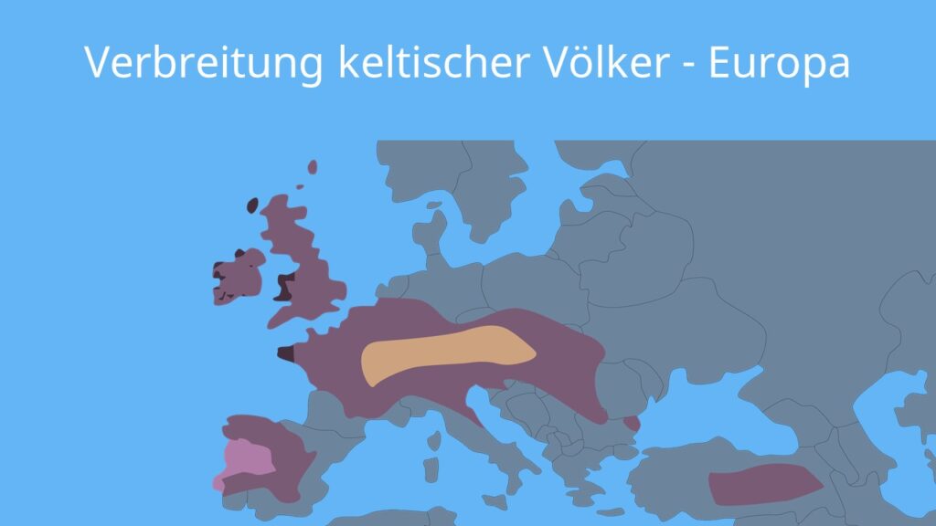 kelten karte, kelten in deutschland, kelten in süddeutschland, keltisch, kelte, woher kommen die kelten, die kelten, kelten in bayern
