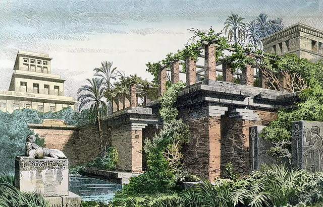 hängende Gärten von Babylon, 7 Weltwunder der Antike; Alle Weltwunder