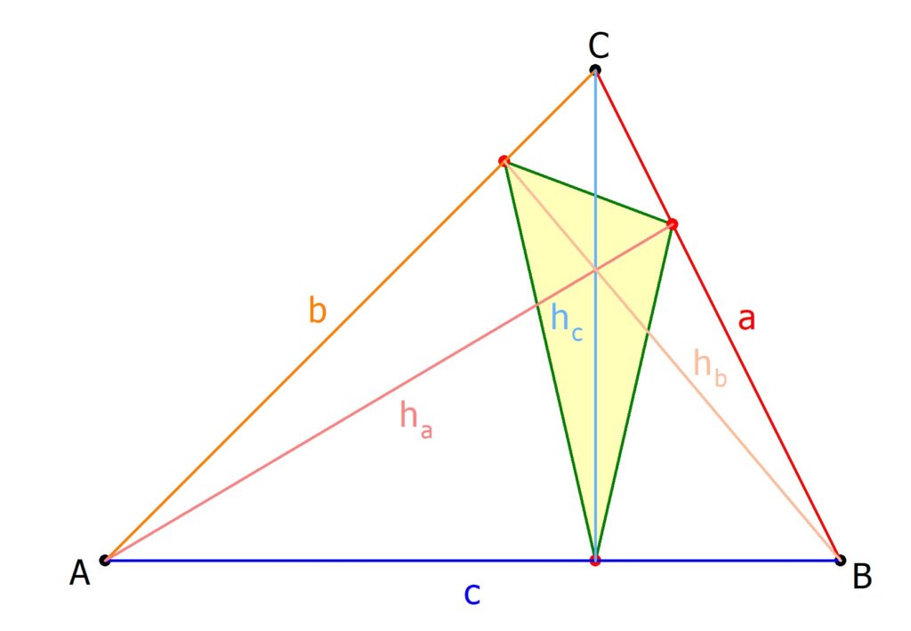 Dreieck, Winkel, Alpha, Beta, Gamma, Seiten, Ecken, Höhe, Höhen, rechter Winkel, Lot, senkrecht, Strecke, Linie, Höhe Dreieck berechnen, dreieck höhe berechnen, höhe eines dreiecks berechnen, wie berechnet man die höhe eines dreiecks, höhe berechnen dreieck, höhe berechnen, höhe von dreieck berechnen, höhe im dreieck berechnen, höhe dreieck berechnen formel, wie rechnet man die höhe eines dreiecks aus, wie berechne ich die höhe eines dreiecks, formel höhe dreieck, höhe des dreiecks berechnen, höhe in einem dreieck berechnen, höhe eines dreiecks berechnen formel, dreieck h berechnen, wie berechnet man die höhe, höhe dreieck, höhe eines dreiecks, dreieck höhe, höhe im dreieck, höhen im dreieck , Höhenfußpunkt, Höhenfußpunkte, Höhenfußpunkdreieck, Fußpunktdreieck
