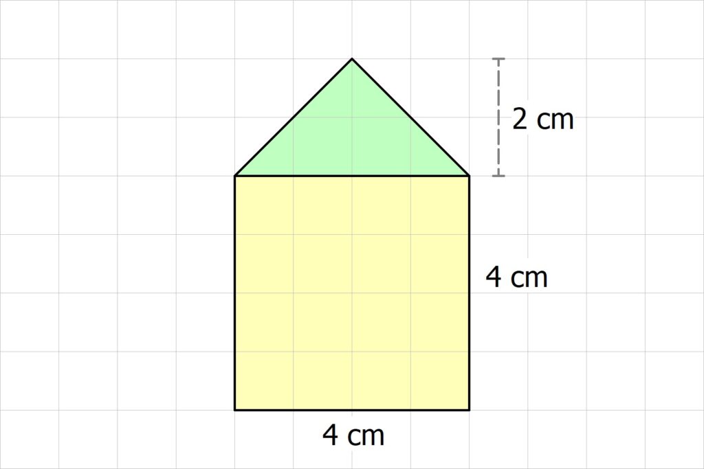 Flächeninhalt, flächen inhalt, was ist der flächeninhalt, flächeninhalt a, was ist flächeninhalt, was ist ein flächeninhalt, flächeninhalte, flächen mathe, Umfang und flächeninhalt, fläche, Haus, zusammengesetzte Fläche, Dreieck, Quadrat, Rechteck