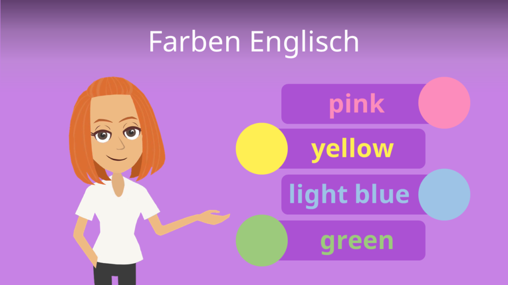 Zum Video: Farben Englisch