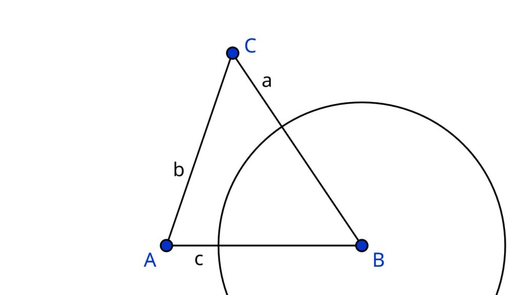 Mittelsenkrechte Dreieck, Mittelsenkrechte, Dreieck Mittelpunkt, Mittelsenkrechte Dreieck konstruieren, Mittelpunkt Dreieck, Umkreis Dreieck