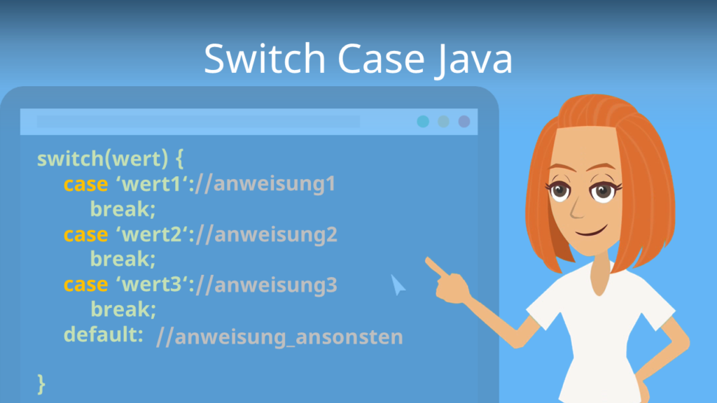 Zum Video: Switch Case Java
