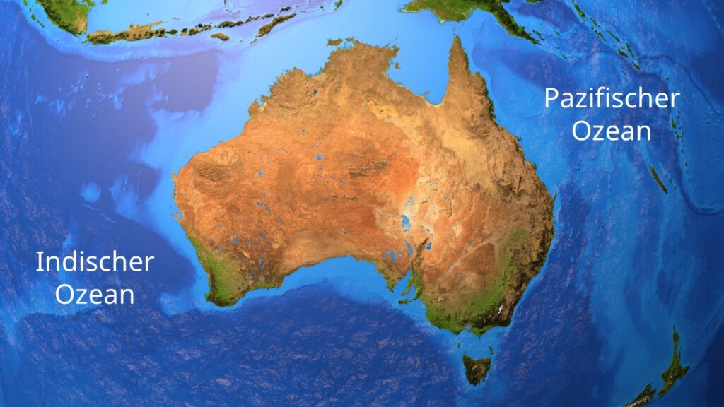 wo liegt australien, australien meere, australien meer, australien kontinent, australien lage, kontinent australien, lage australien, australien land oder kontinent