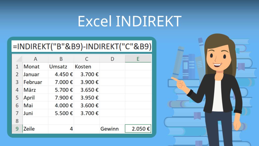 Zum Video: Excel INDIREKT
