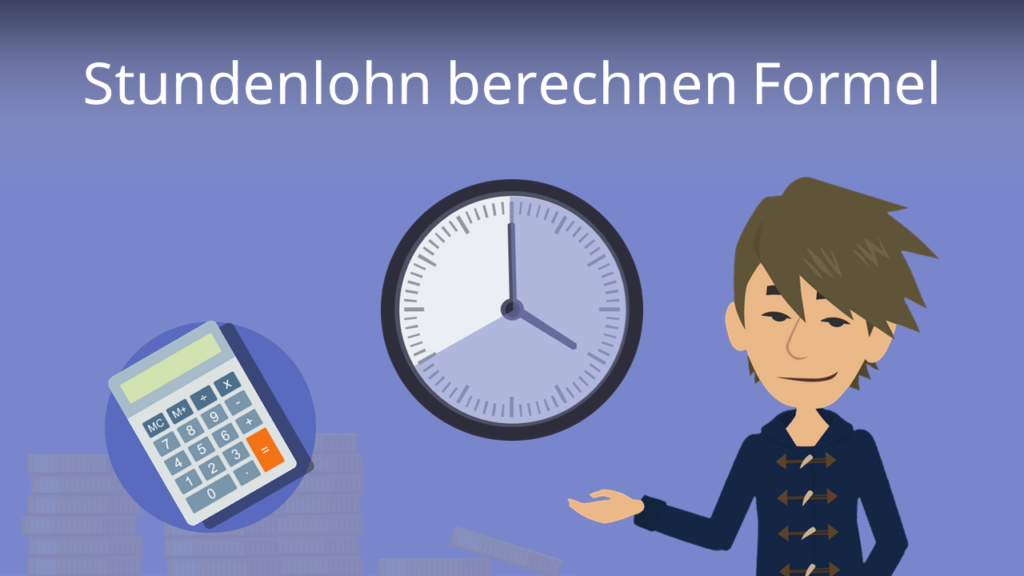Zum Video: Stundenlohn berechnen Formel