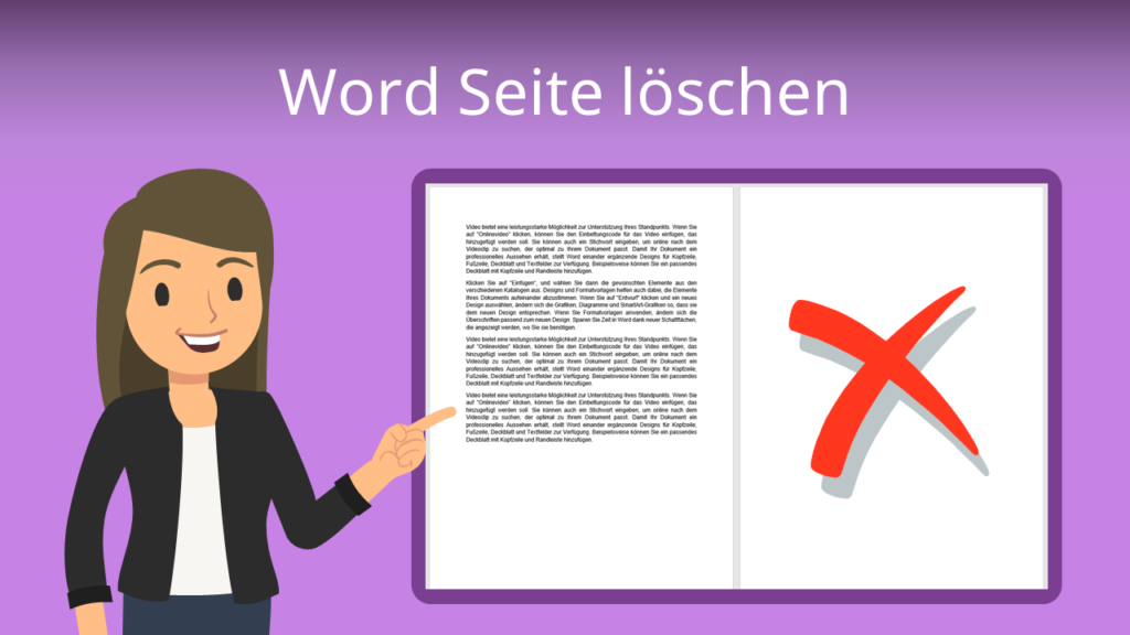 Zum Video: Word Seite löschen
