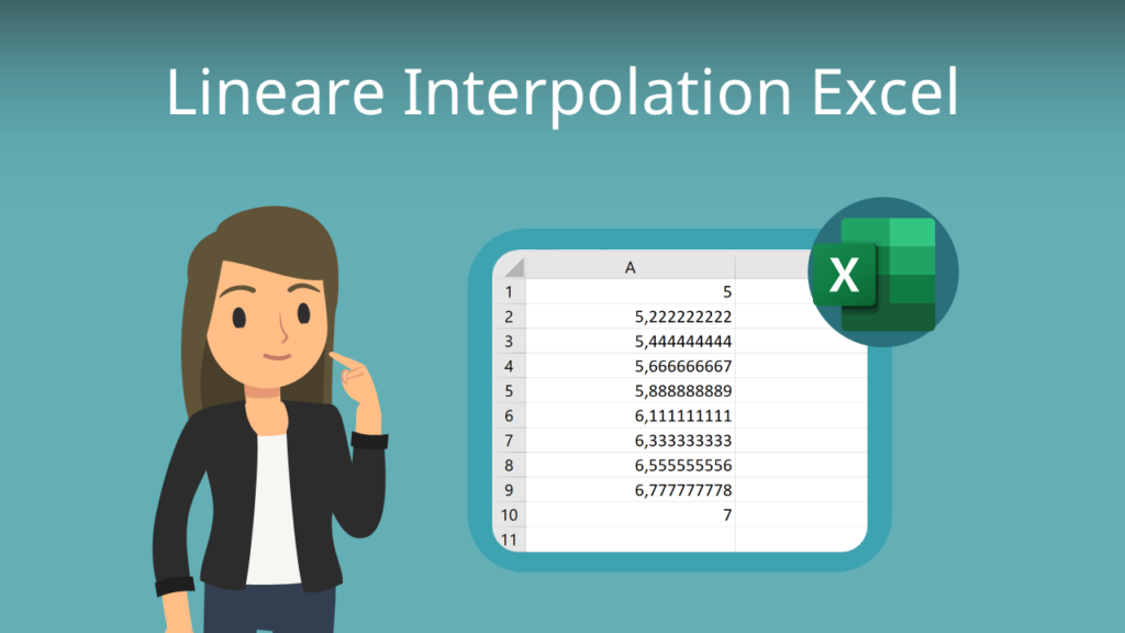 Zum Video: Lineare Interpolation Excel