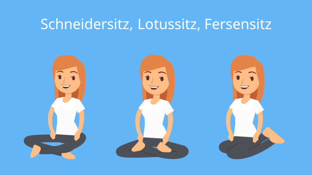 Schneidersitz, Lotussitz, Fersensitz, Meditation, Meditation lernen, Meditation für Anfänger, wie meditiert man
