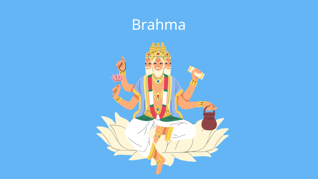 Alttext: brahma hinduismus, brahma gott, hinduismus brahma