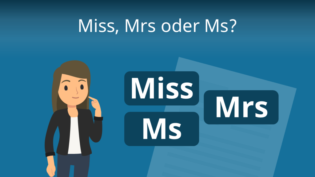 Zum Video: Miss, Mrs oder Ms?